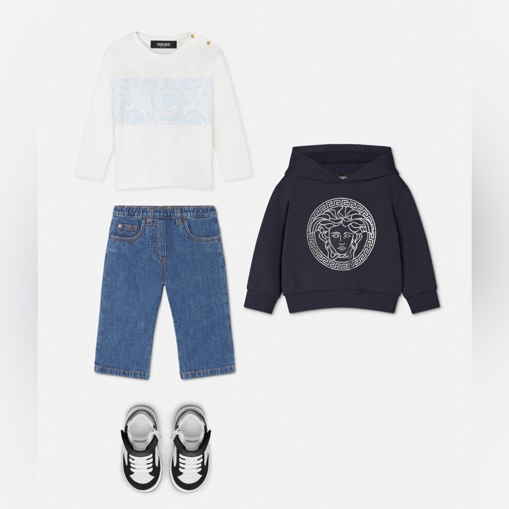 VERSACE Baby Medusa hoodie cobalt blue 18 24 month